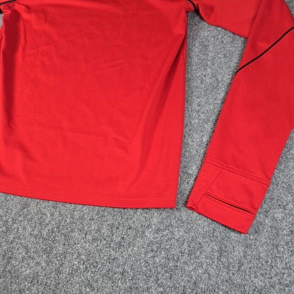 Sports Illustrated Red Long Sleeve Athletic T Shirt Mens Size S Moisture Wicking - Picture 11 of 13